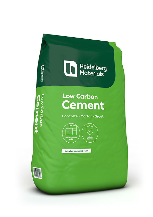 Low carbon cement